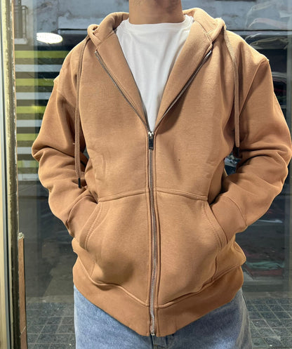 Hoodie Zippé Oversize – Coton Premium 
