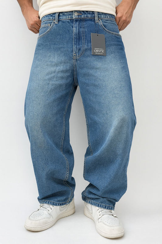 Jean Baggy Oversize Bleu DIrty – Coupe Baggy
