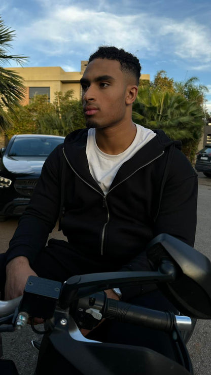 Capuche Zippé Oversize – Coton Premium 