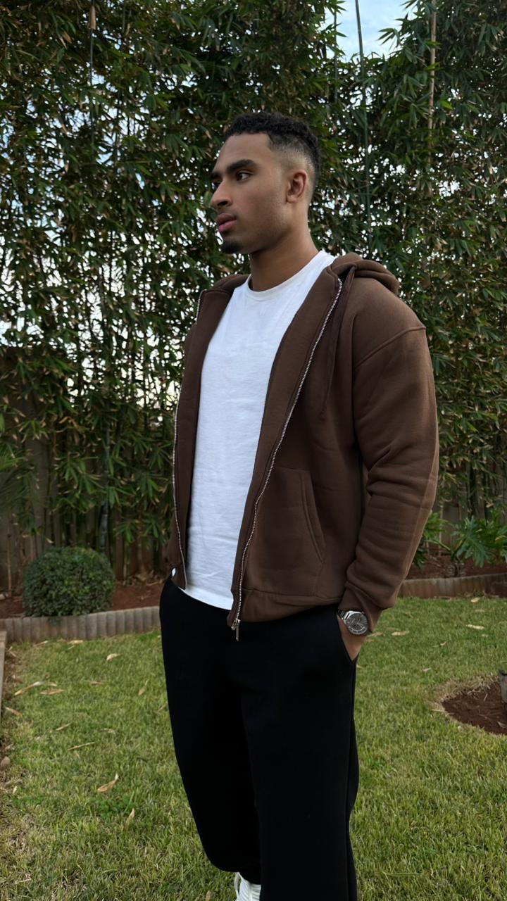 Capuche Zippé Oversize – Coton Premium 