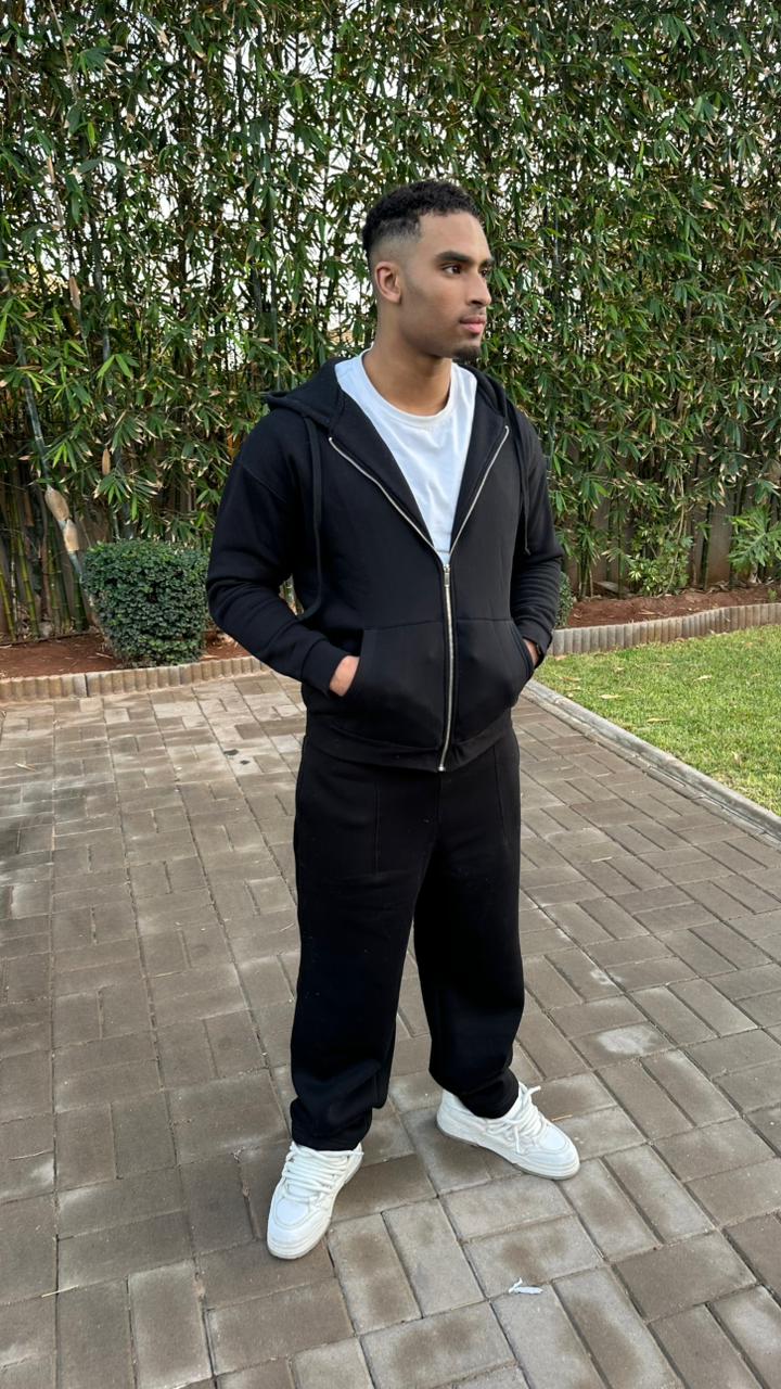 Capuche Zippé Oversize – Coton Premium 